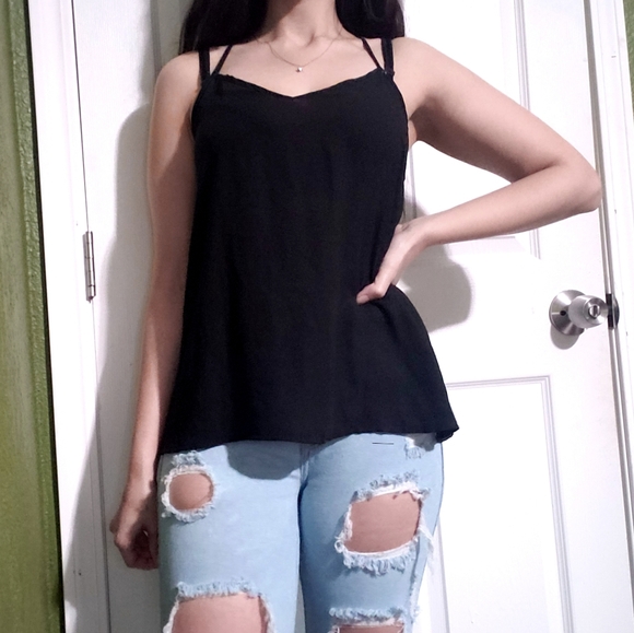 ❌SOLD❌Black Abercrombie Cami - Picture 3 of 7